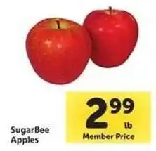 Safeway SugarBee Apples offer