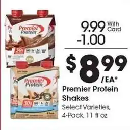 Kroger Premier Protein Shakes offer