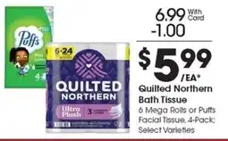 Kroger Quilted Northern Bath Tissue offer