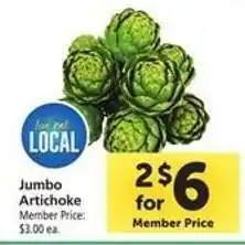 Safeway Jumbo Artichoke offer