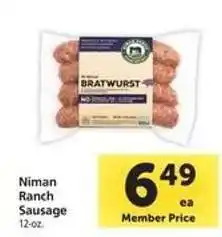 Safeway Niman Ranch Sausage offer