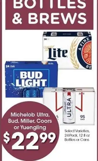 Kroger Michelob Ultra, Bud, Miller, Coors or Yuengling offer
