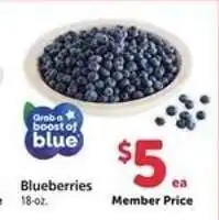 Safeway Blueberries offer