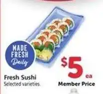 Safeway Fresh Sushi offer