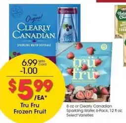 Kroger Tru Fru Frozen Fruit offer