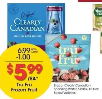 Kroger Tru Fru Frozen Fruit offer