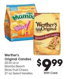 Kroger Werther's Original Candies offer