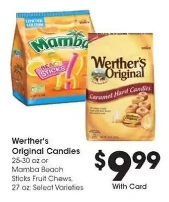 Kroger Werther's Original Candies offer