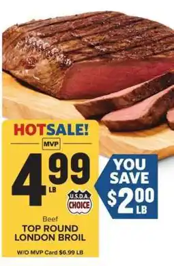 Food Lion Beef Top Round London Broil offer