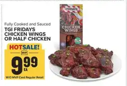 Food Lion TGI Fridays Chicken Wings or Half Chicken offer