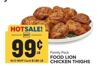 Food Lion Food Lion Chicken Thighs offer