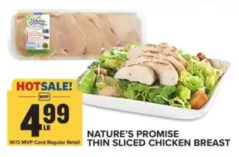 Food Lion Nature's Promise Thin Sliced Chicken Breast offer