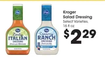 Kroger Kroger Salad Dressing offer