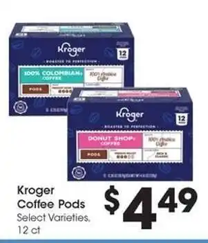 Kroger Kroger Coffee Pods offer