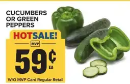Food Lion Cucumbers or Green Peppers offer
