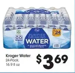 Kroger Kroger Water offer