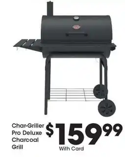 Kroger Char-Griller Pro Deluxe Charcoal Grill offer