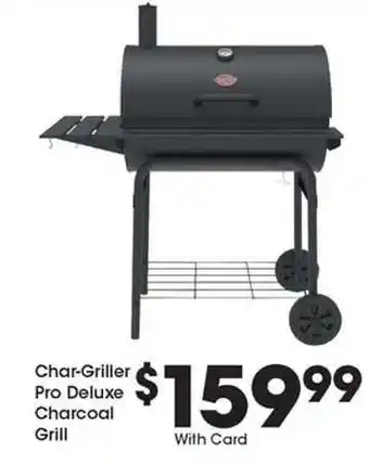 Kroger Char-Griller Pro Deluxe Charcoal Grill offer