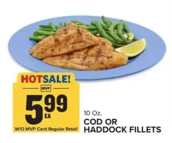 Food Lion Cod or Haddock Fillets offer