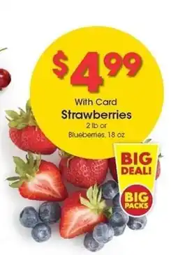 Kroger Strawberries or Blueberries offer