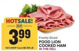 Food Lion FOOD LION COOKED HAM offer