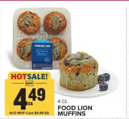 Food Lion FOOD LION MUFFINS offer