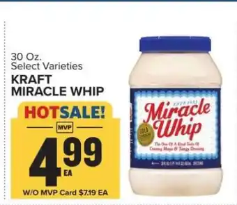 Food Lion Kraft Miracle Whip offer