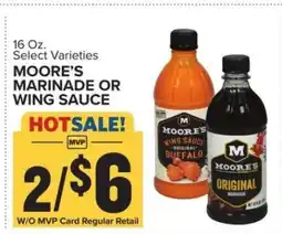 Food Lion MOORE’S MARINADE OR WING SAUCE offer