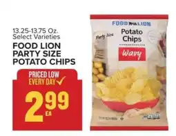 Food Lion FOOD LION PARTY SIZE POTATO CHIPS offer