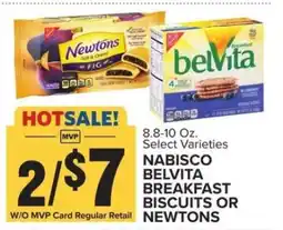 Food Lion Nabisco Belvita Breakfast Biscuits or Newtons offer