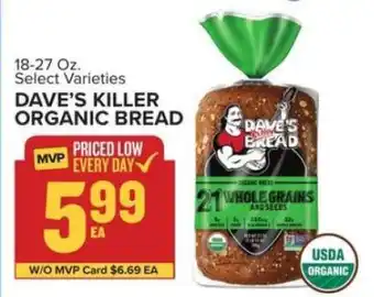 Food Lion Dave's Killer Organic Bread offer