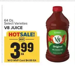 Food Lion V8 Juice offer