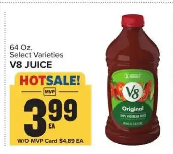 Food Lion V8 Juice offer