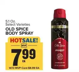Food Lion Old Spice Body Spray offer