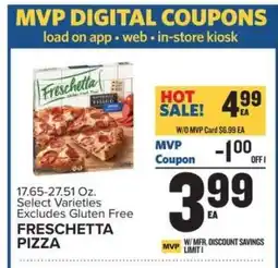 Food Lion Freschetta Pizza offer