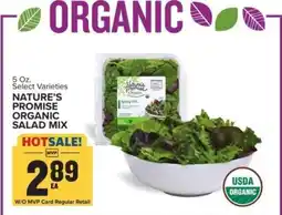 Food Lion Nature's Promise Organic Salad Mix offer