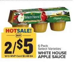 Food Lion WHITE HOUSE APPLE SAUCE offer