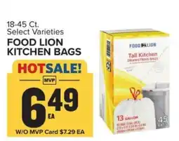 Food Lion FOOD LION KITCHEN BAGS offer