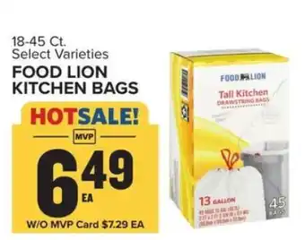 Food Lion FOOD LION KITCHEN BAGS offer