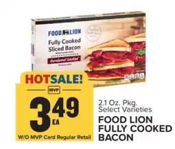 Food Lion Food Lion Fully Cooked Bacon offer