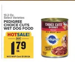 Food Lion Pedigree Choice Cuts Wet Dog Food offer