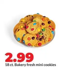 Hy-Vee Bakery fresh mini cookies offer