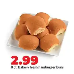 Hy-Vee Bakery fresh hamburger buns offer