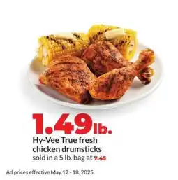 Hy-Vee Hy-Vee True fresh chicken drumsticks offer