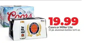 Hy-Vee Coors or Miller Lite offer