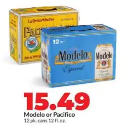 Hy-Vee Modelo or Pacifico offer