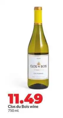 Hy-Vee Clos du Bois Wine offer