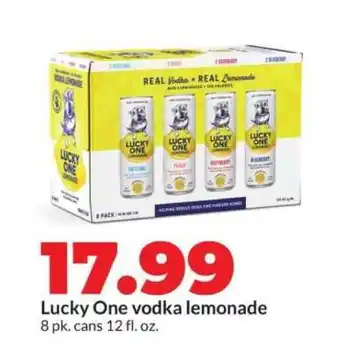 Hy-Vee Lucky One vodka lemonade offer