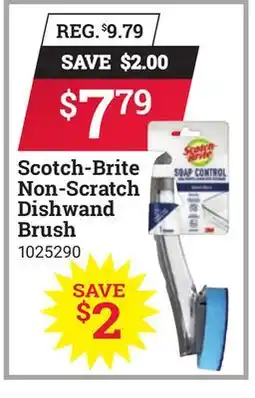 Ace Hardware Scotch-Brite Non-Scratch Dishwand Brush offer