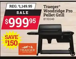 Ace Hardware Traeger Woodridge Pro Pellet Grill offer